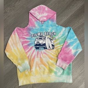 Pismo Beach Tie Dye Hoodie Size 7/8